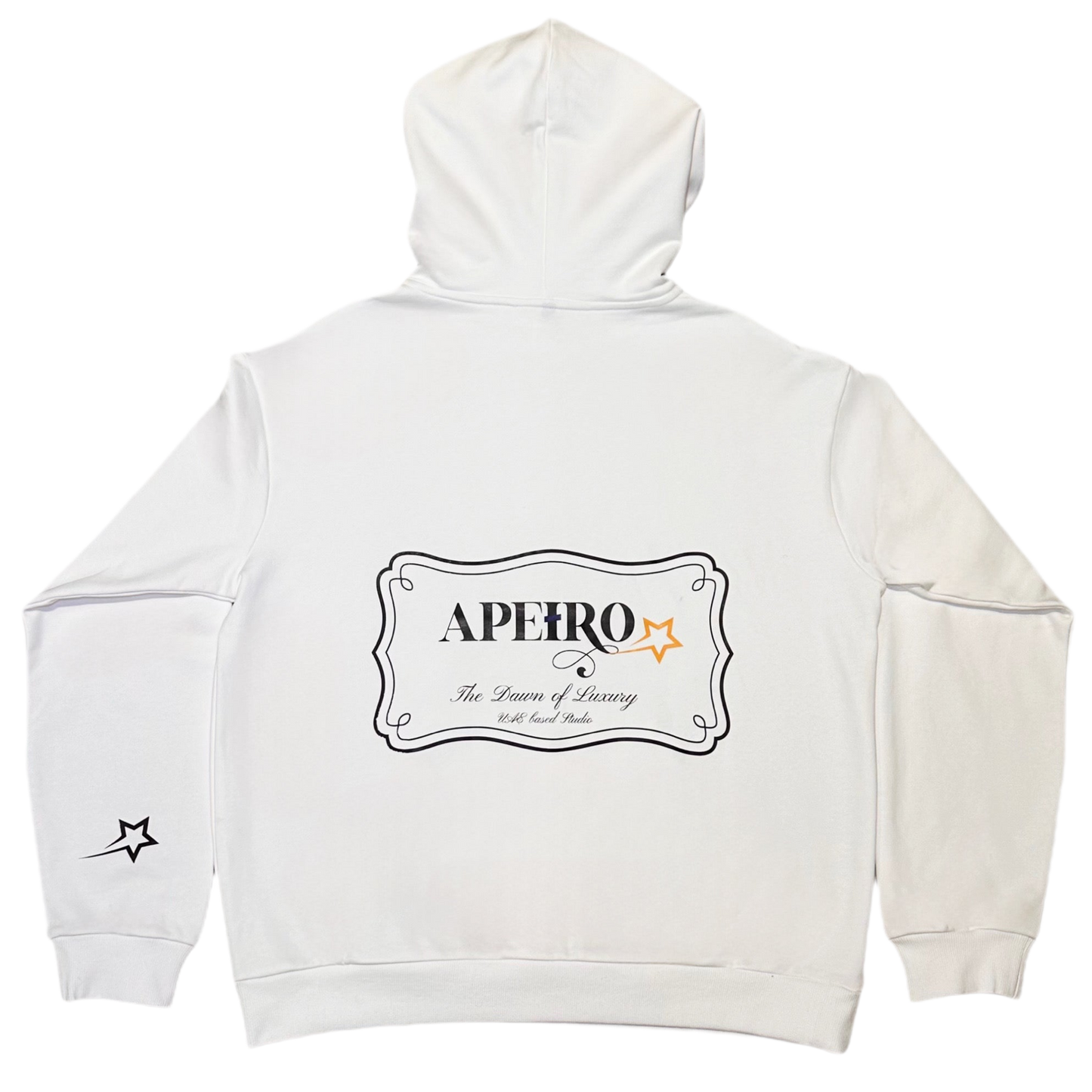 Apeiro Sliced Hoodie - White