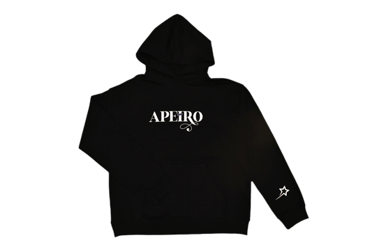 Apeiro Sliced Hoodie - Black