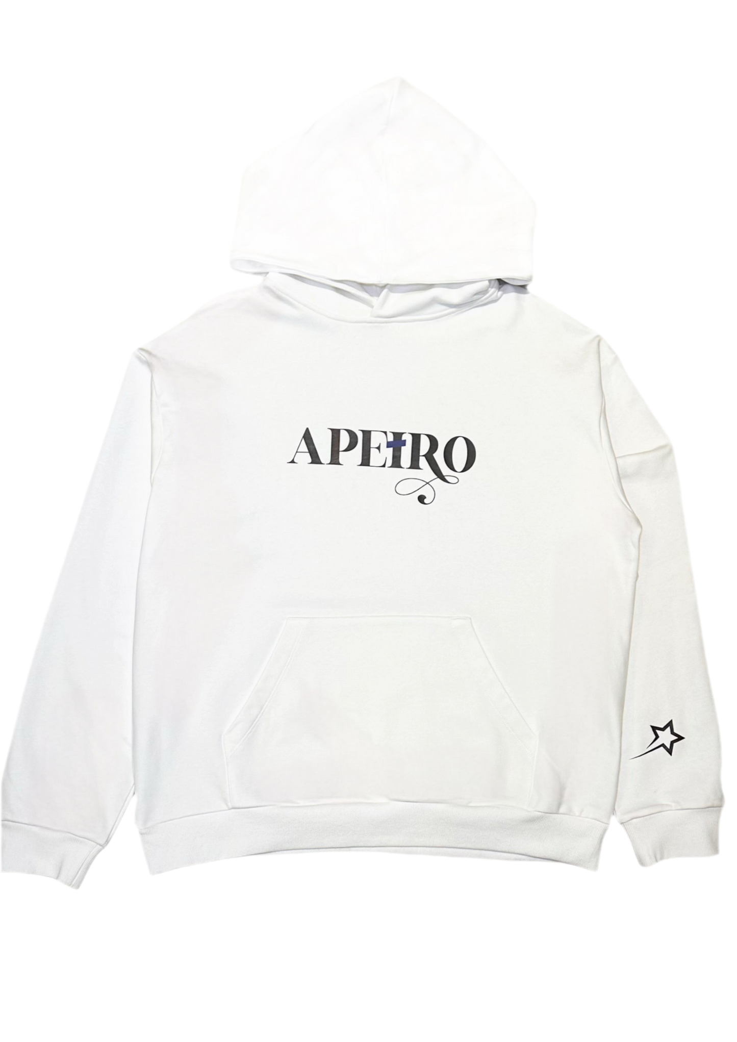 Apeiro Sliced Hoodie - White
