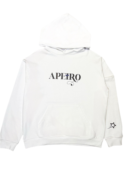 Apeiro Sliced Hoodie - White